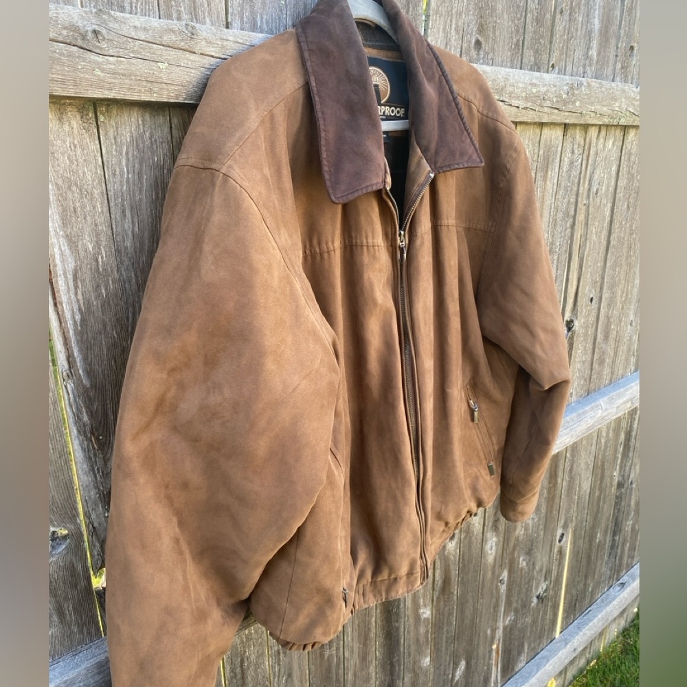 Vintage Weatherproof Suede Chore Jacket